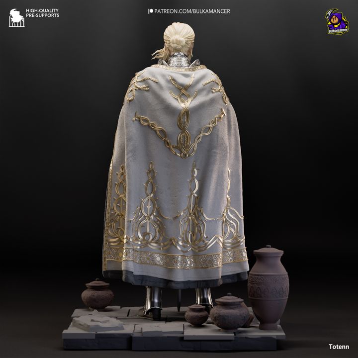 3D Printable Knight of the Kind Lord | 220mm by Bulkamancer